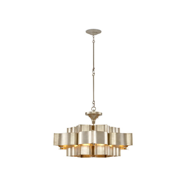 Currey & Company Grand Lotus 30" 6-Light Convertible Chandelier 7