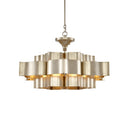 Currey & Company Grand Lotus 30" 6-Light Convertible Chandelier 