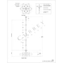 Currey & Company Grand Lotus 30" Gold 6-Light Convertible Chandelier 7