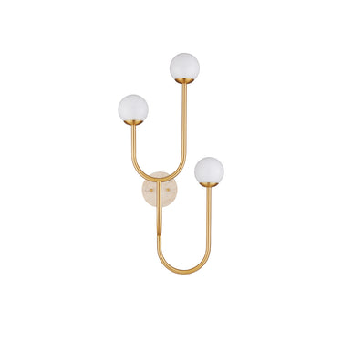 Currey & Company Highsmith 3-Light Travertine Wall Sconce 8