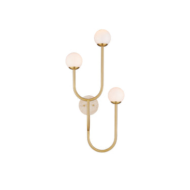 Currey & Company Highsmith 3-Light Travertine Wall Sconce 5