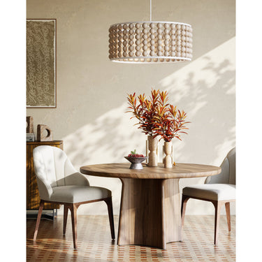 Currey & Company Holcroft 32.25" Sandstone 6-Light Chandelier 6