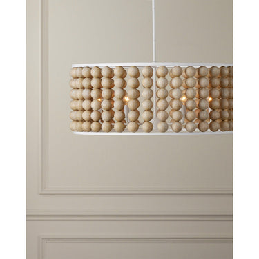 Currey & Company Holcroft 32.25" Sandstone 6-Light Chandelier 9