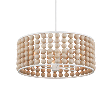 Currey & Company Holcroft 32.25" Sandstone 6-Light Chandelier 