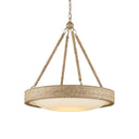 Currey & Company Hopscotch 24" Rope LED Chandelier 2