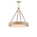 Currey & Company Hopscotch 24" Rope LED Chandelier 5