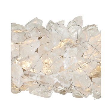 Currey & Company Iconoclast 32" Rock Crystal LED Chandelier 1