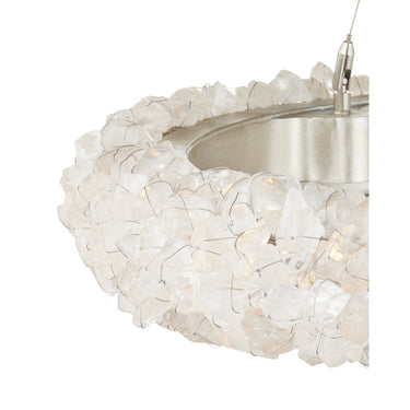Currey & Company Iconoclast 32" Rock Crystal LED Chandelier 2
