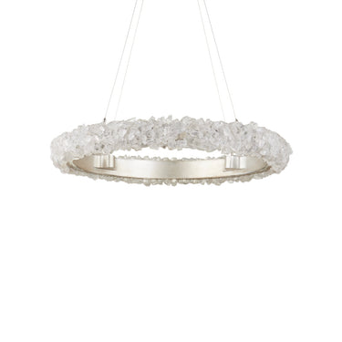 Currey & Company Iconoclast 32" Rock Crystal LED Chandelier 3
