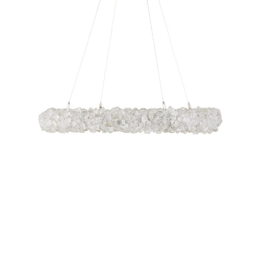 Currey & Company Iconoclast 32" Rock Crystal LED Chandelier 4