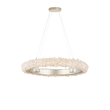 Currey & Company Iconoclast 32" Rock Crystal LED Chandelier 5
