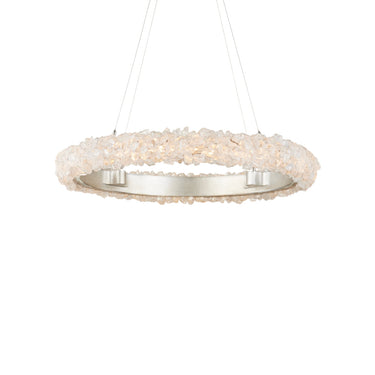 Currey & Company Iconoclast 32" Rock Crystal LED Chandelier 