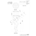 Currey & Company Iota 15-Light Round Multi-Drop Pendant 4