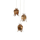 Currey & Company Iota 3-Light Round Multi-Drop Pendant 
