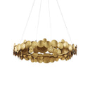 Currey & Company Lavengro 32" Gold LED 1-Light Chandelier 6