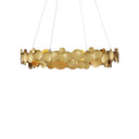 Currey & Company Lavengro 32" Gold LED 1-Light Chandelier 