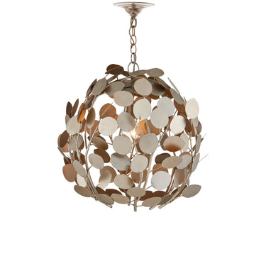 Currey & Company Lunaria 21.5" Silver 1-Light Orb Chandelier 4