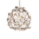 Currey & Company Lunaria 21.5" Silver 1-Light Orb Chandelier 