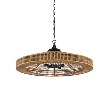 Currey & Company Maldives 36" Chandelier 5-Light Chandelier 2