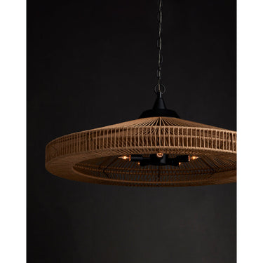 Currey & Company Maldives 36" Chandelier 5-Light Chandelier 5