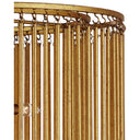 Currey & Company Mantra 24" Gold 3-Light Semi-Flush Mount 1