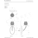 Currey & Company Marilee Single-Light 1-Light Wall Sconce 8