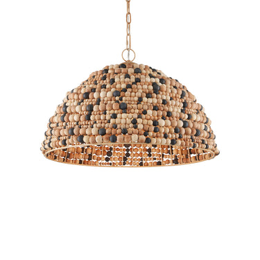 Currey & Company Medley 25" Beaded 1-Light Pendant 3
