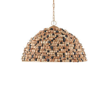 Currey & Company Medley 25" Beaded 1-Light Pendant 4
