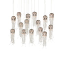 Currey & Company Medusa 15-Light Linear Multi-Drop Pendant 