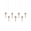 Currey & Company Medusa 7-Light Linear Multi-Drop Pendant 