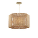 Currey & Company Mereworth 22.25" Rope 4-Light Chandelier 4