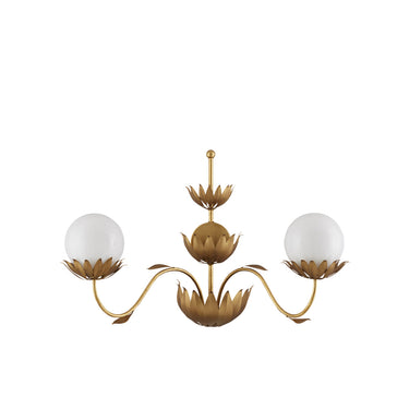 Currey & Company Mirasole Gold 2-Light Wall Sconce 2