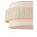 Currey & Company Monreale 39.5" Twine 5-Light Oval Chandelier 1