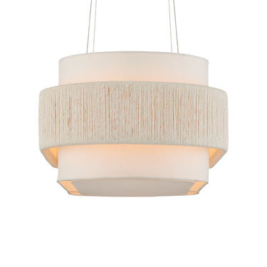 Currey & Company Monreale 39.5" Twine 5-Light Oval Chandelier 2
