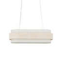 Currey & Company Monreale 39.5" Twine 5-Light Oval Chandelier 4