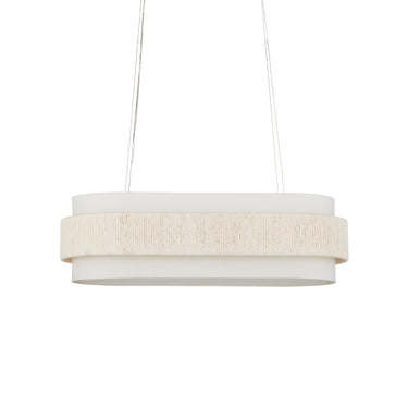Currey & Company Monreale 39.5" Twine 5-Light Oval Chandelier 4