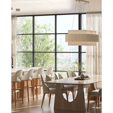 Currey & Company Monreale 39.5" Twine 5-Light Oval Chandelier 5