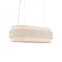 Currey & Company Monreale 39.5" Twine 5-Light Oval Chandelier 
