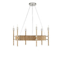 Currey & Company Monzie 30.25" Rope 6-Light Chandelier 5