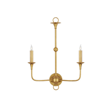 Currey & Company Nottaway 2-Light Wall Sconce 