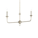 Currey & Company Nottaway 40" 2-Light Linear Chandelier 16
