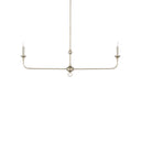 Currey & Company Nottaway 40" 2-Light Linear Chandelier 17