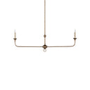 Currey & Company Nottaway 40" 2-Light Linear Chandelier 2