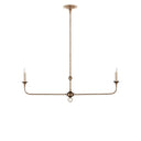 Currey & Company Nottaway 40" 2-Light Linear Chandelier 3