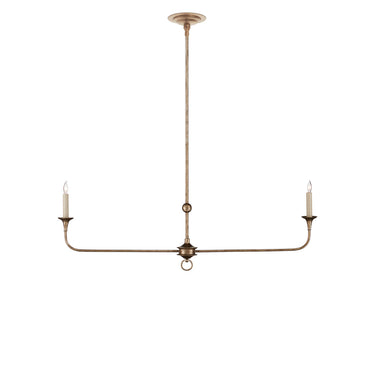 Currey & Company Nottaway 40" 2-Light Linear Chandelier 3