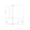 Currey & Company Nottaway 40" 2-Light Linear Chandelier 4