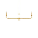 Currey & Company Nottaway 40" 2-Light Linear Chandelier 7