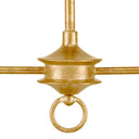 Currey & Company Nottaway 40" 2-Light Linear Chandelier 9