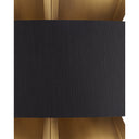 Currey & Company Oxenwood 24" Brass & Black 6-Light Chandelier 1
