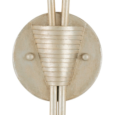Currey & Company Paradiso Gold & Silver 2-Light Wall Sconce 2
